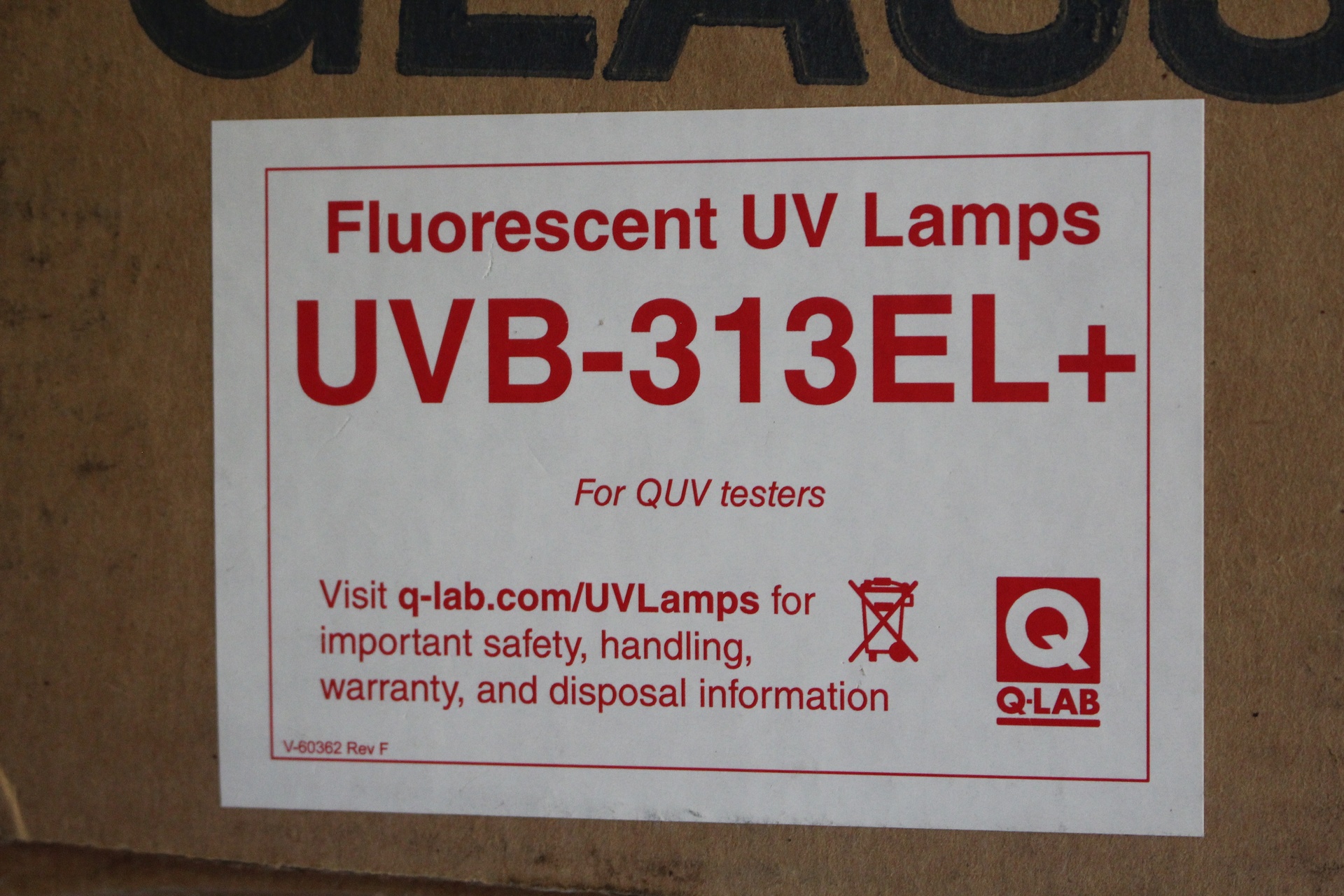 Q-LAB QUV/ SE Accelerated Weathering Tester, image 5