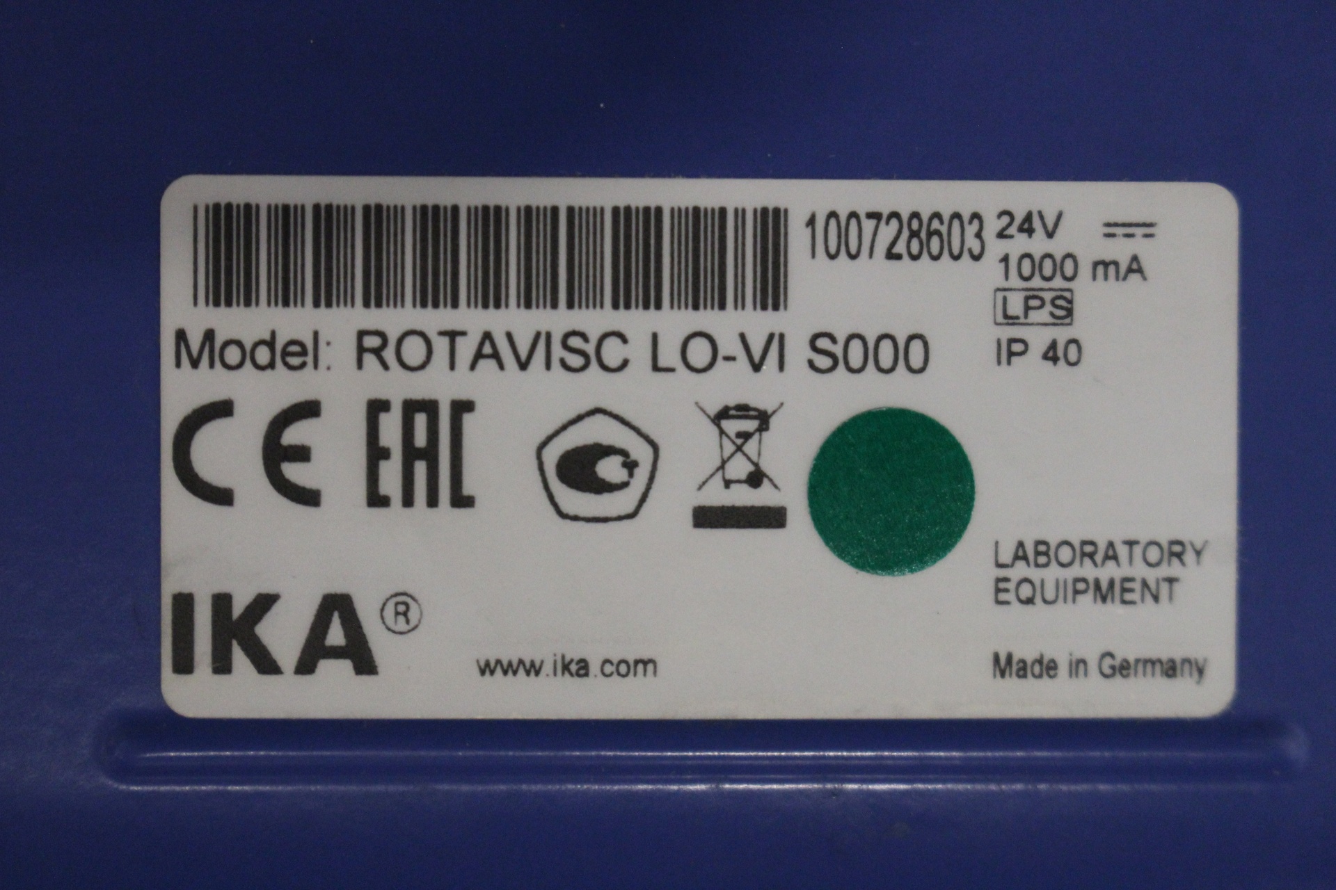 IKA ROTAVISC lo-vi Viscometer, image 4