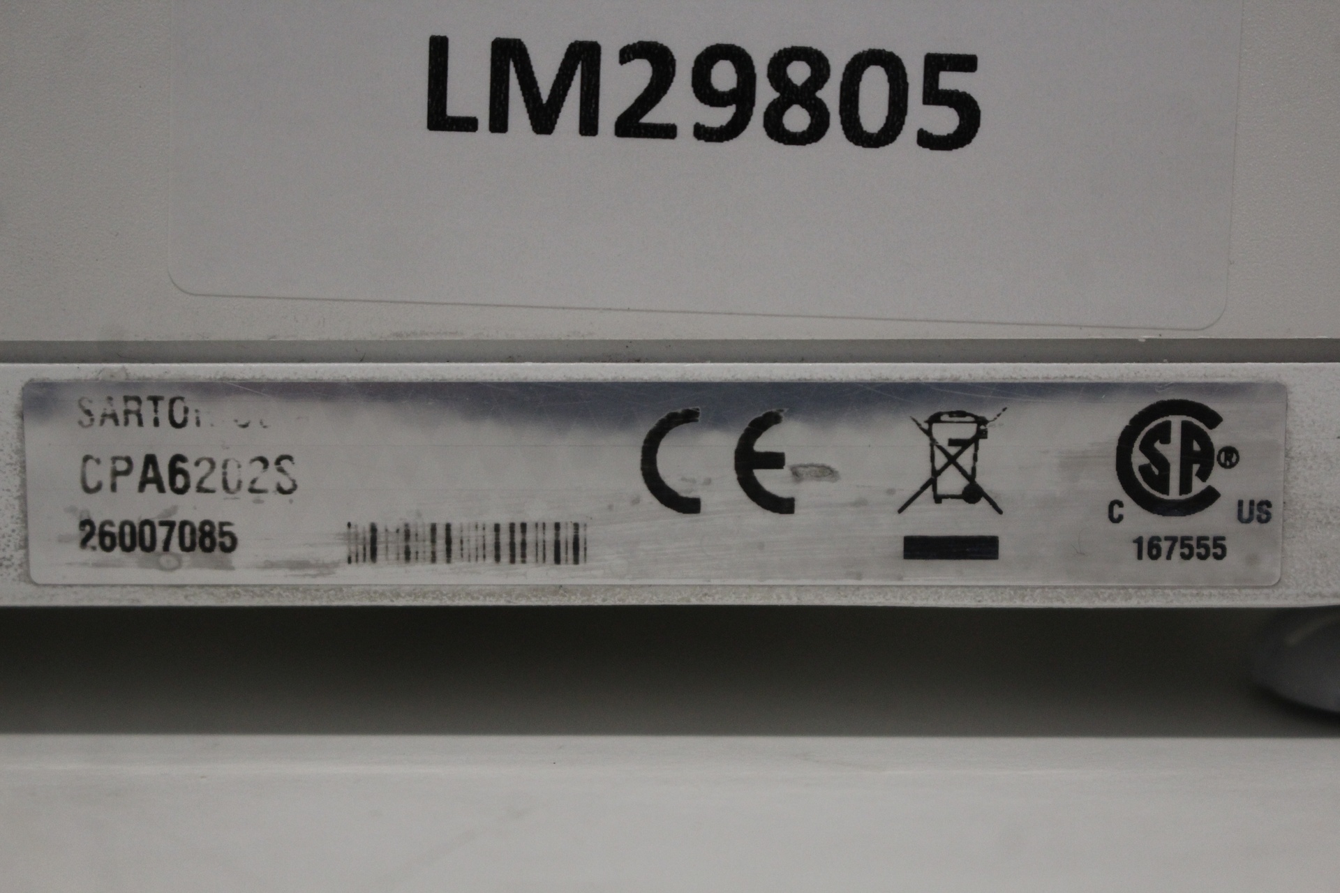 Sartorius CPA6202S Precise Balance, image 3
