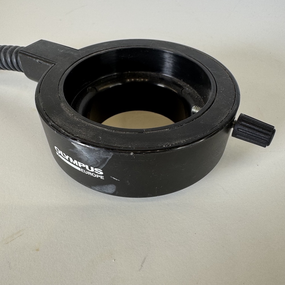 Olympus Microscope Fibre Optic Ring Light Ø66mm Adapter, image 2