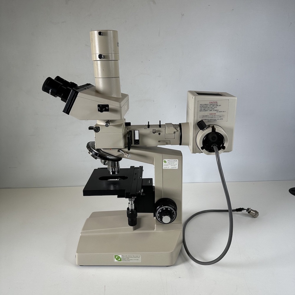 Olympus BH2-UMA Metallurgical Microscope Reflected Light Darkfield/Brightfield