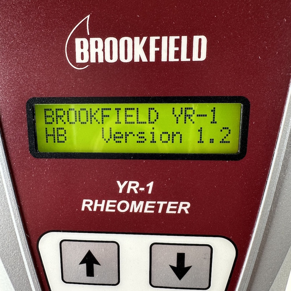 Brookfield Ametek YR-1 Yield Stress Rheometer HBYR1 Serial YR8406062, image 2