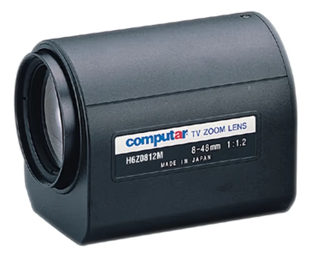 Computar H6Z0812M 1/2″ 8-48mm F1.2 6X Motorized Zoom Lens C-Mount
