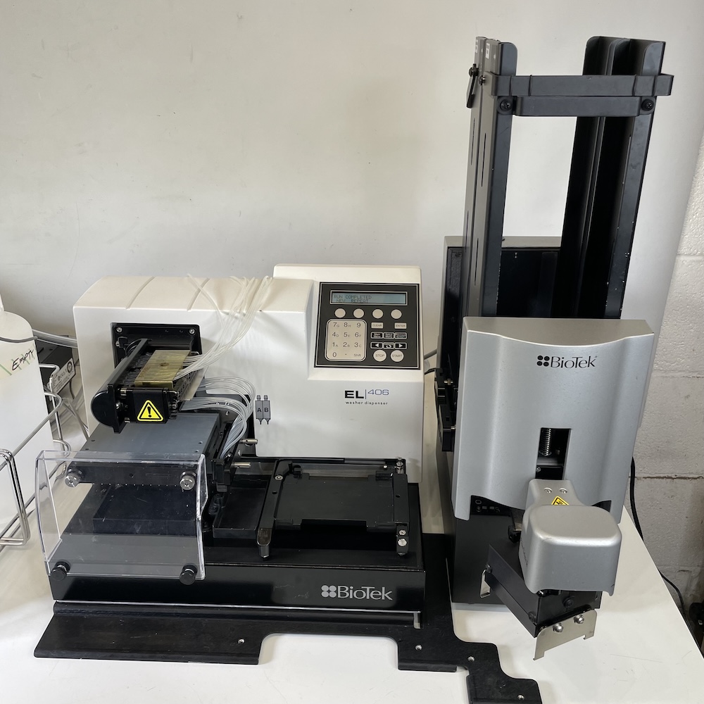 BioTek EL406 Microplate Washer Dispenser + BioStack + LHC Software System, image 3