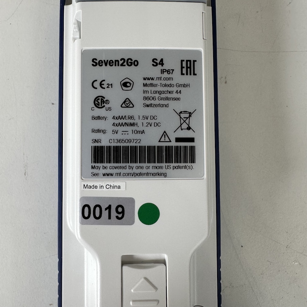 Mettler Toledo SevenGo S4 Portable Dissolved Oxygen Meter