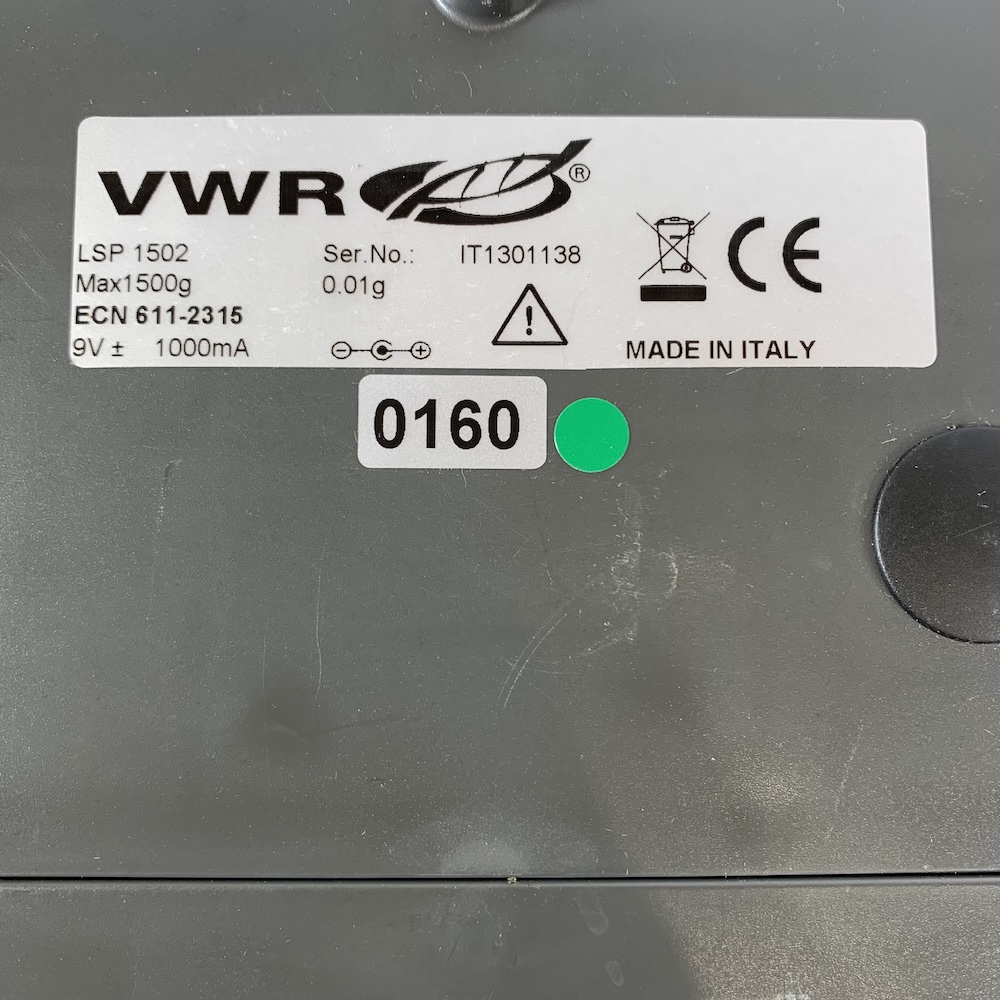 VWR LSP1502 Top Pan Balance 611-2315 2-Decimal Place, image 3