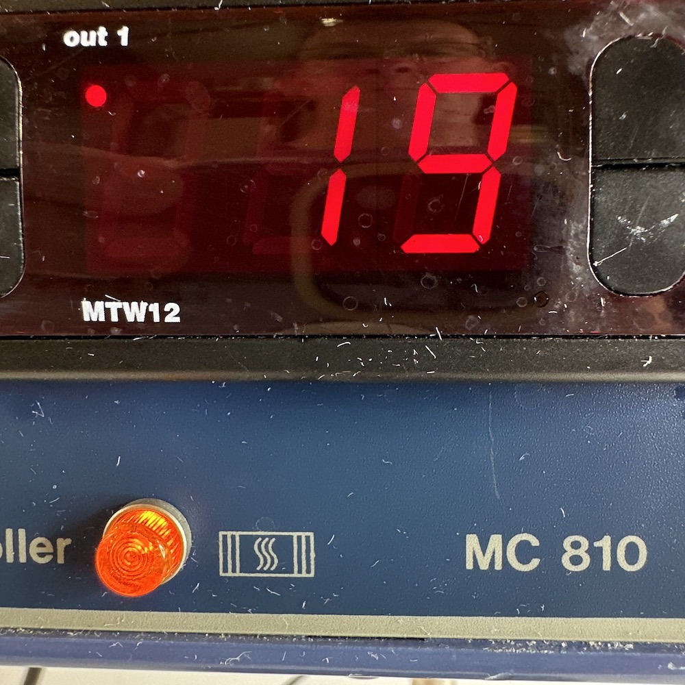 Electrothermal MC810B Digital Heating Controller Cole Parmer CN200D & Probe, image 2