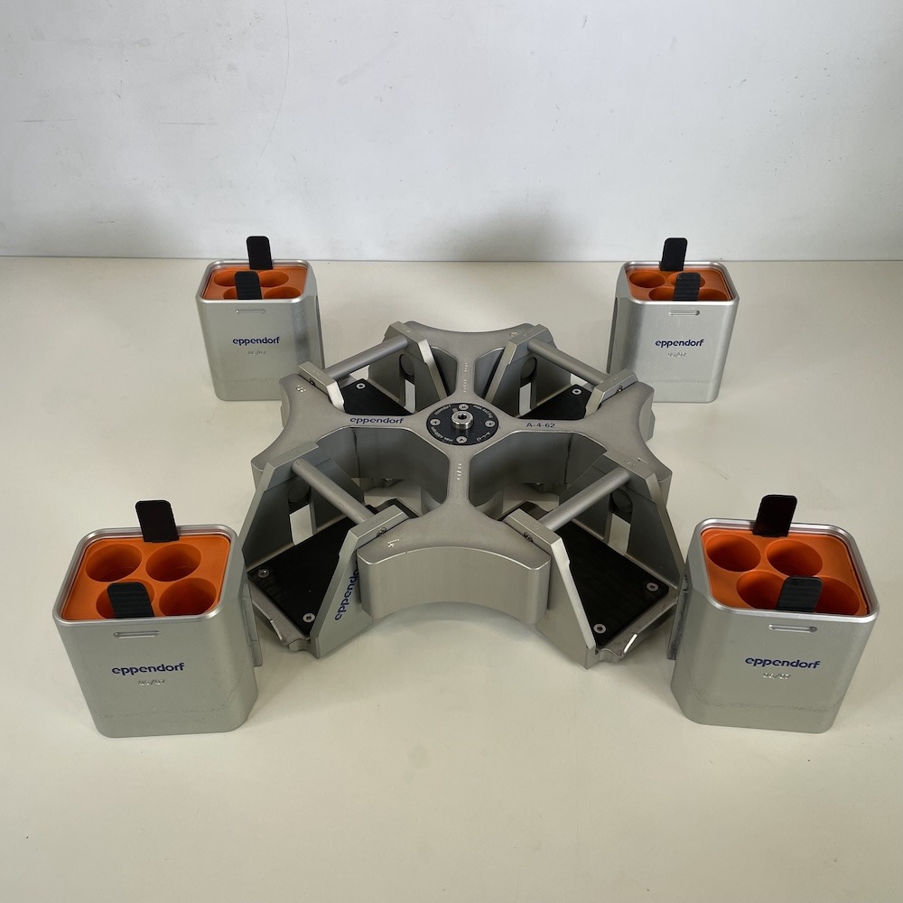 Eppendorf Swing Bucket Rotor A-4-62 + 4 x 250ml Buckets + 4 x MTP Buckets 5810709008