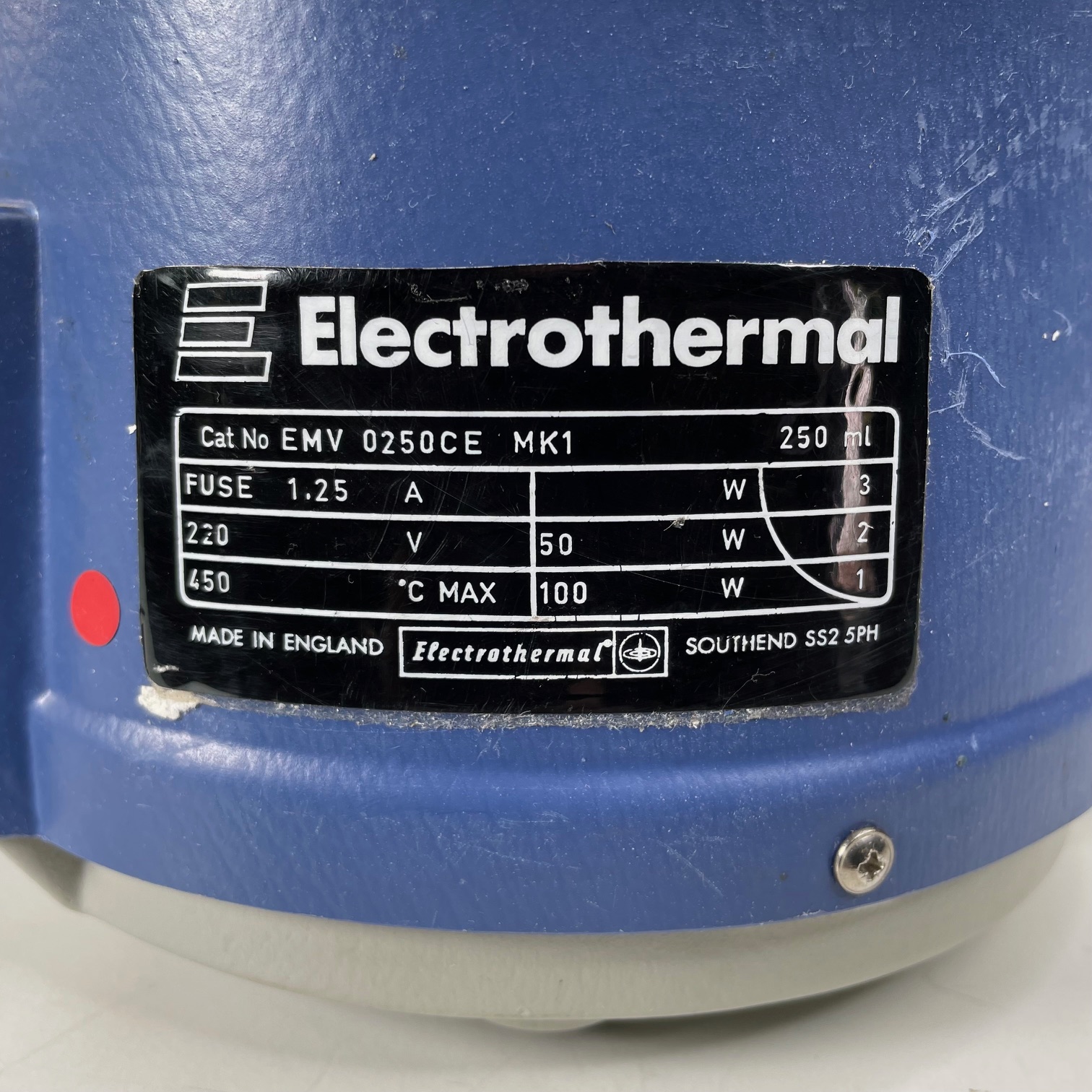 Electrothermal EMV 0250/CE Heating Mantle 250ml 450˚C, image 2