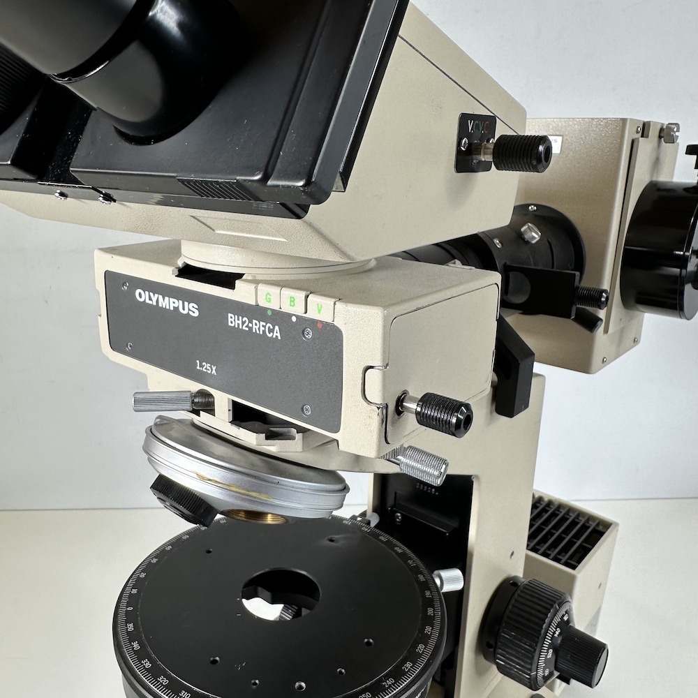 Olympus BH2-RFCA Microscope Fluorescent Reflected Transmitted Light Tri-nocular, image 6