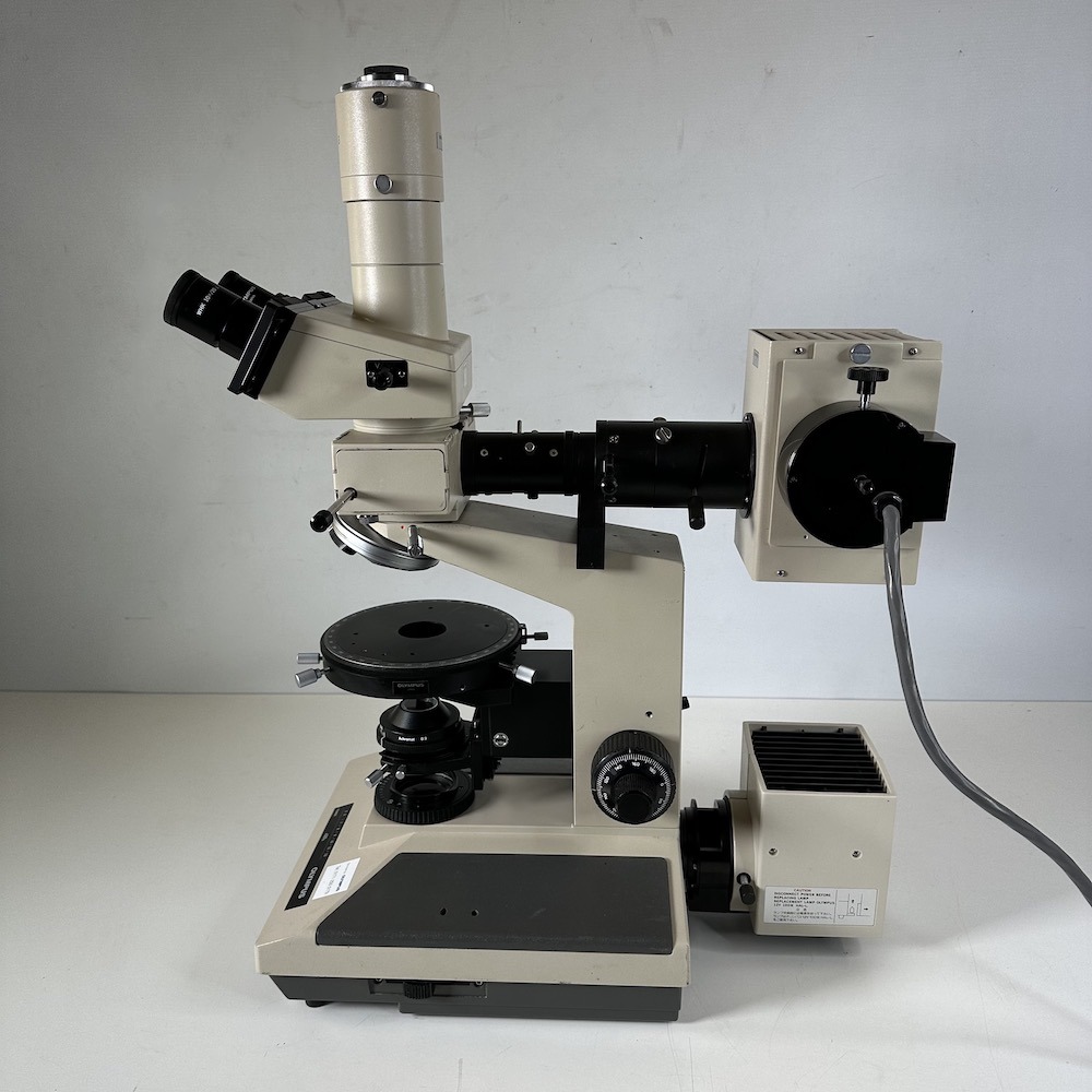 Olympus BH2-RFCA Microscope Fluorescent Reflected Transmitted Light Tri-nocular, image 8