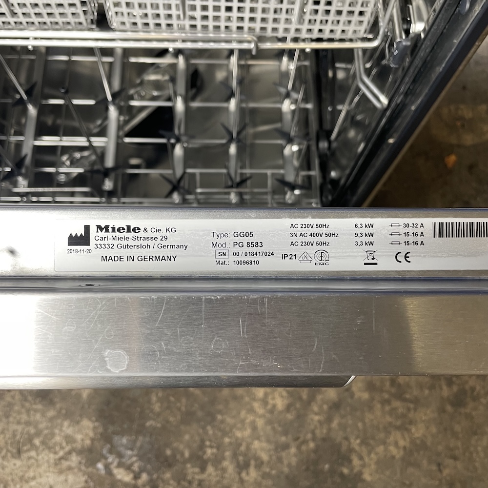 Miele PG8583 GG05 Laboratory Dishwasher with AD Connection Liquid Dispensing, EcoDry Function & Oil Seals, image 7