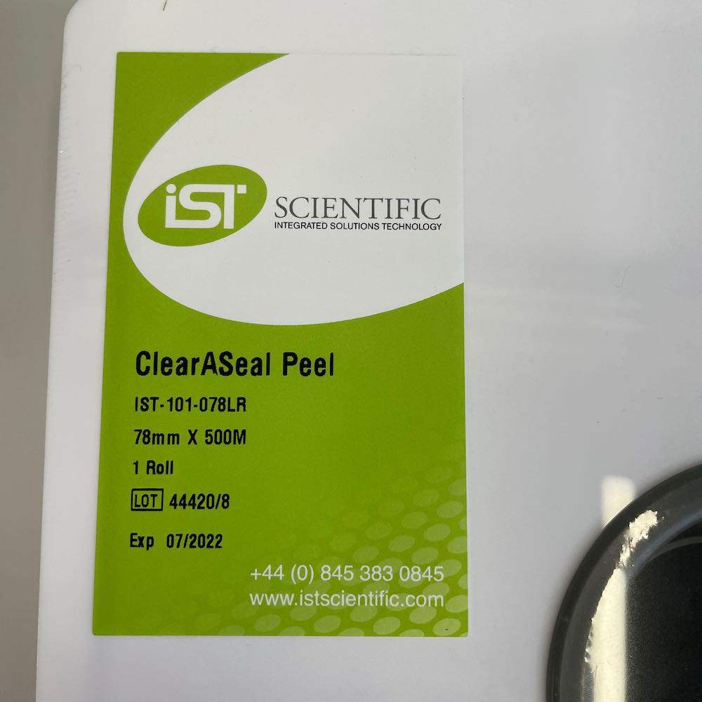 IST Scientific ClearASeal Peel Heat Sealing Film IST-101-078LR, image 3