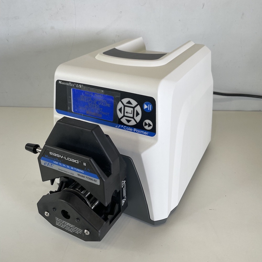 Masterflex L/S Digital Drive 0.001 to 566 mL/min 0.1 to 600 RPM 07522-20 + 77200-60 Head