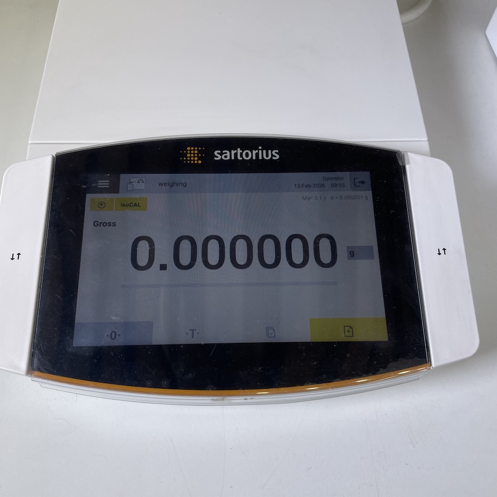 Sartorius Cubis II MCA3.6P-2S00-M Microbalance (3.1 g x 0.001 mg)