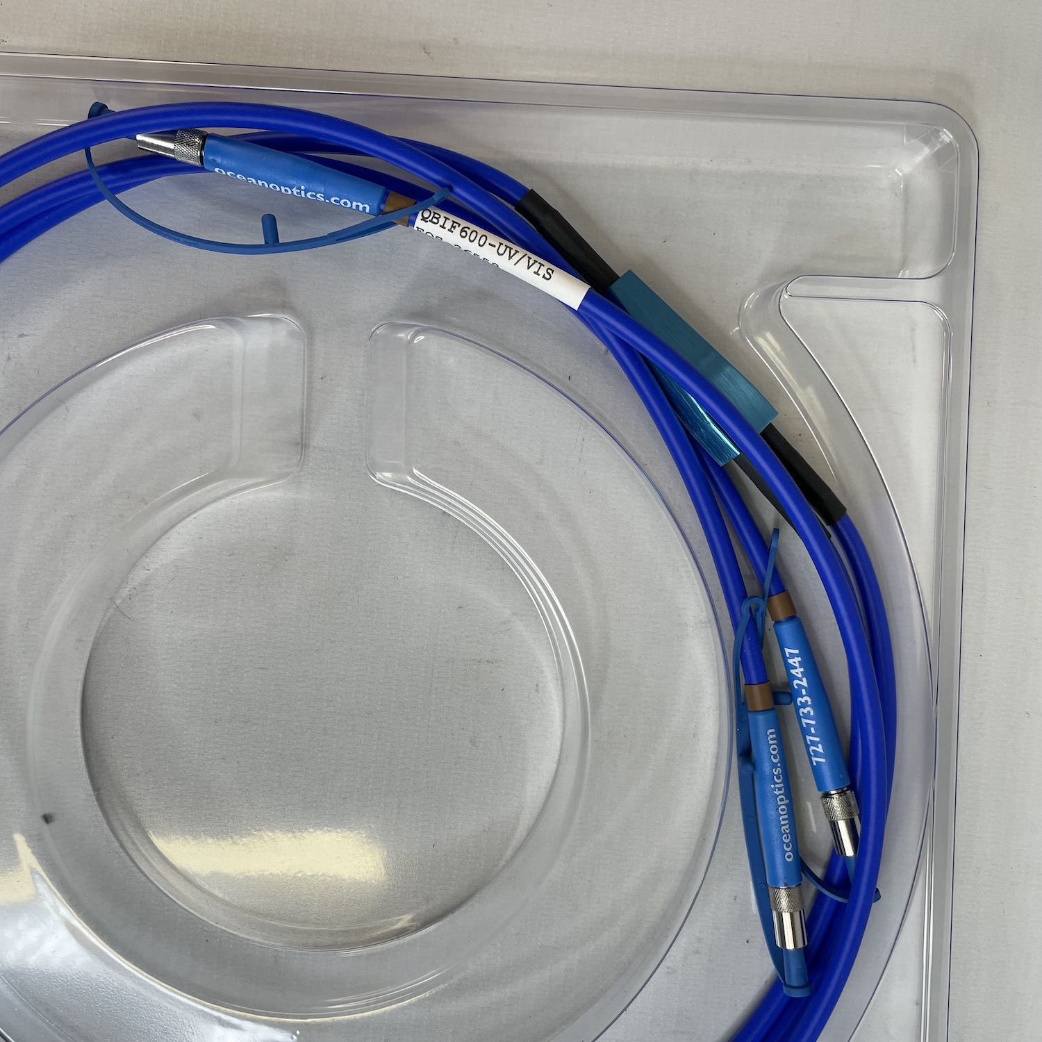 Ocean Insight QBIF600-UV-VIS Bifurcated Optical Fibre Probe, image 2
