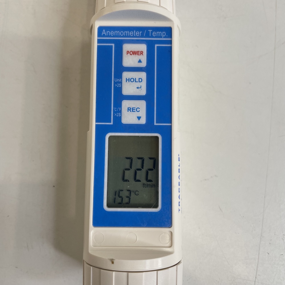 Fisherbrand Traceable 11744196 Anemometer Thermometer, image 2