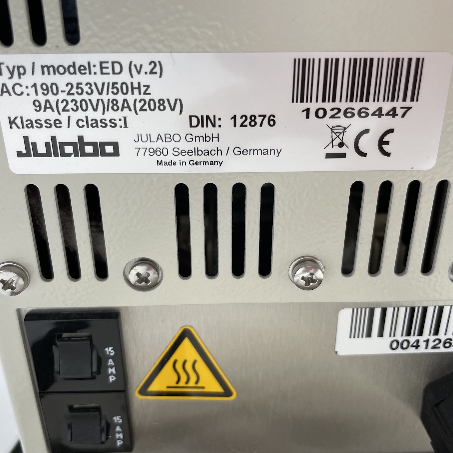 JULABO ED Laboratory Bath Heating Immersion Circulators 33L 100˚C