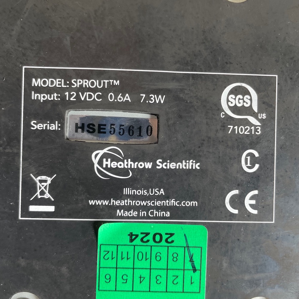 Heathrow Scientific Sprout Mini Centrifuge, image 3
