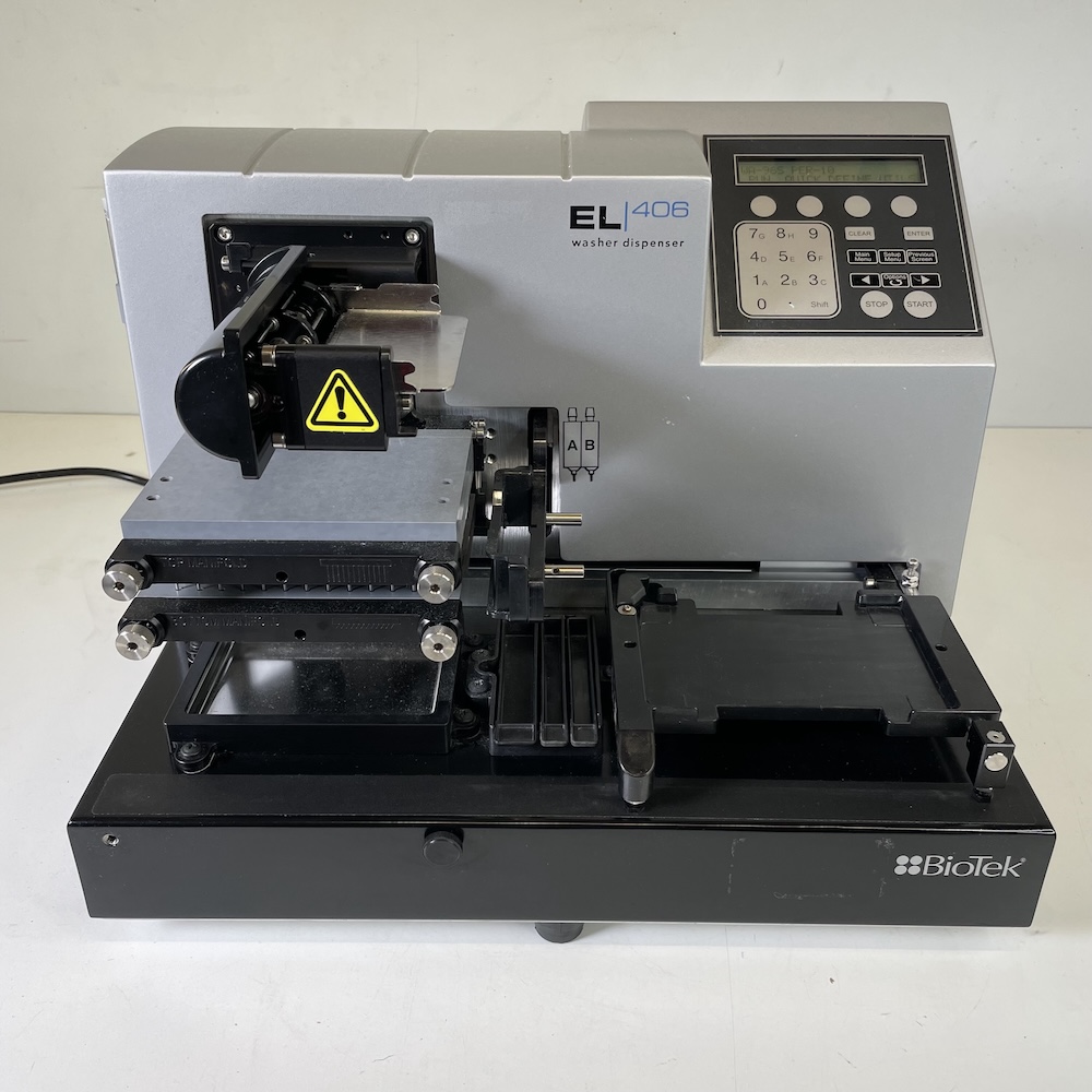BioTek EL406 Microplate Washer Dispenser Model 406PUB2 0.5µl