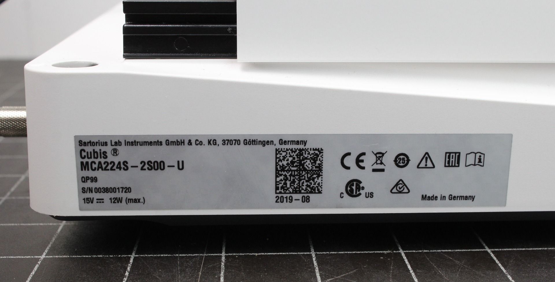 Sartorius Cubis MCA224S-2SOO-U Analytical balance, image 4