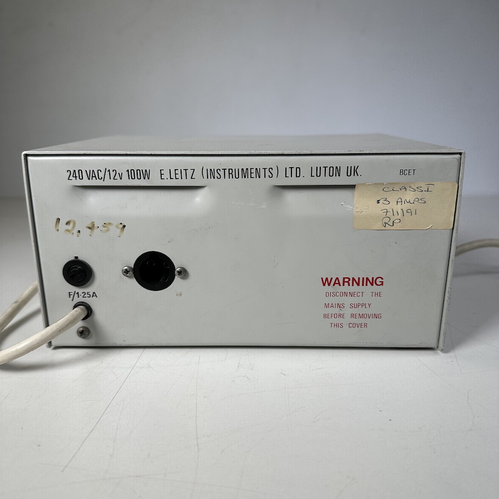 Leitz Microscope Power Supply Low Voltage Transformer 230V to 12V, image 2
