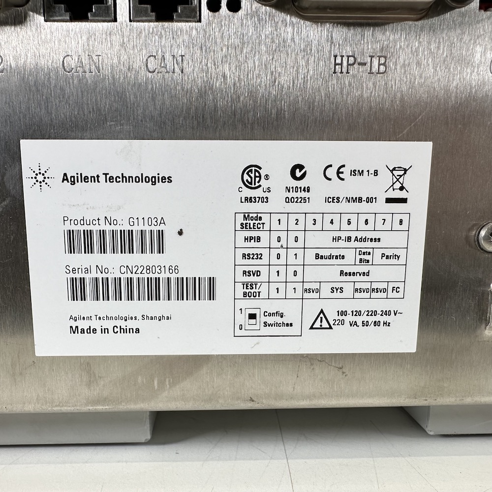 Agilent 8453 G1103A UV/VIS Spectrophotometer with Single Cell Holder 1cm, image 7