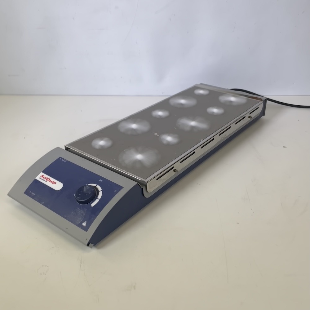 Sciquip SCILOGEX SCI-S10 10-Place Analog Magnetic Stirrer 15-1100rpm