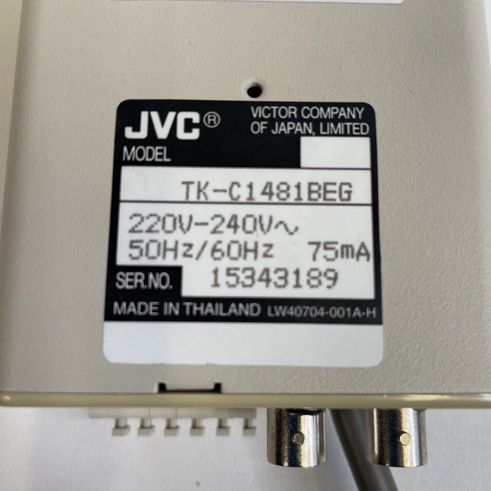 JVC 1/2” CCD Colour Video Camera TK-C1481BEG, image 2