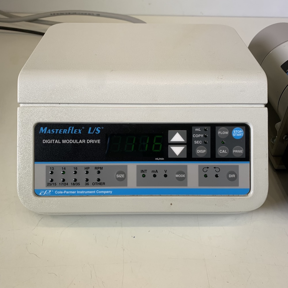 Masterflex Modular Digital Dispensing Pump Drive 77301-21 & 77301-22 Benchtop Controller & Head 77200-60, image 2