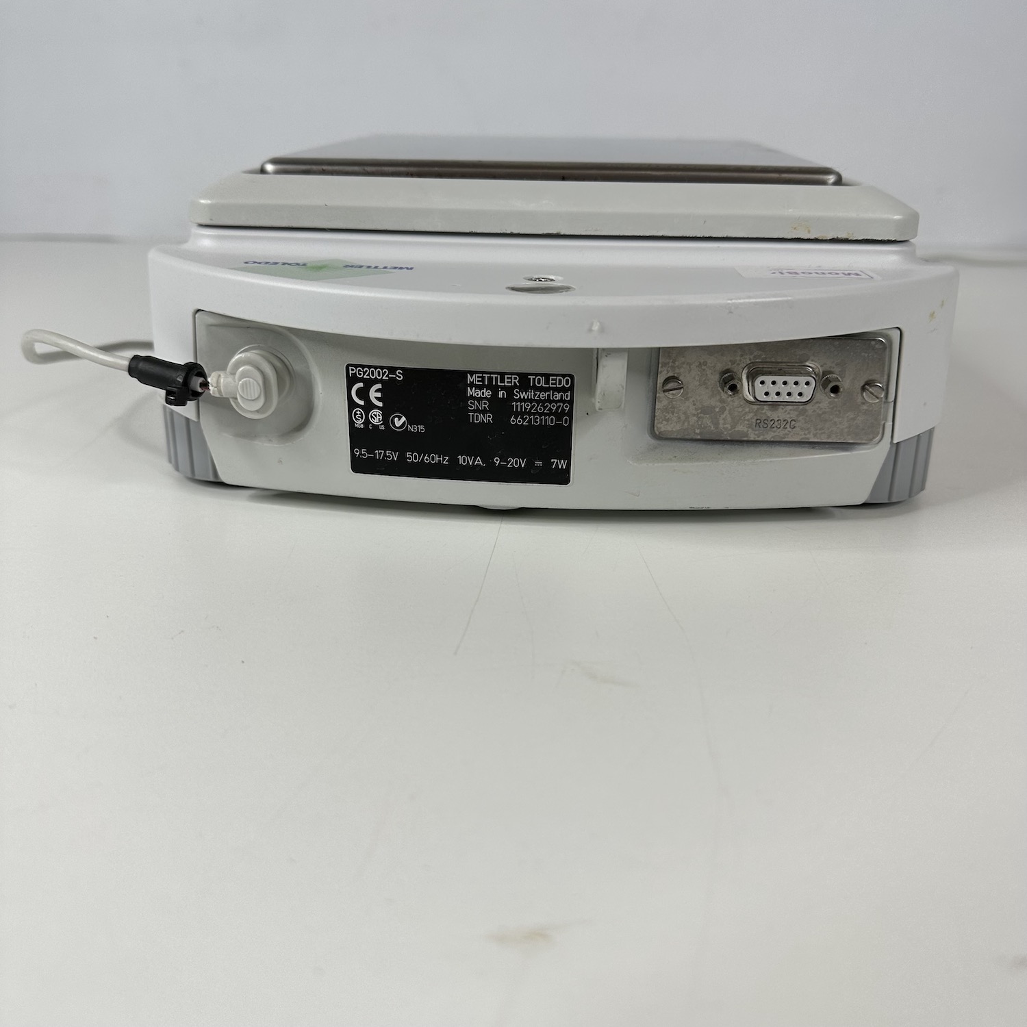 Mettler Toledo PG2002-S Top Pan Balance 2100 x 0.01g, image 4
