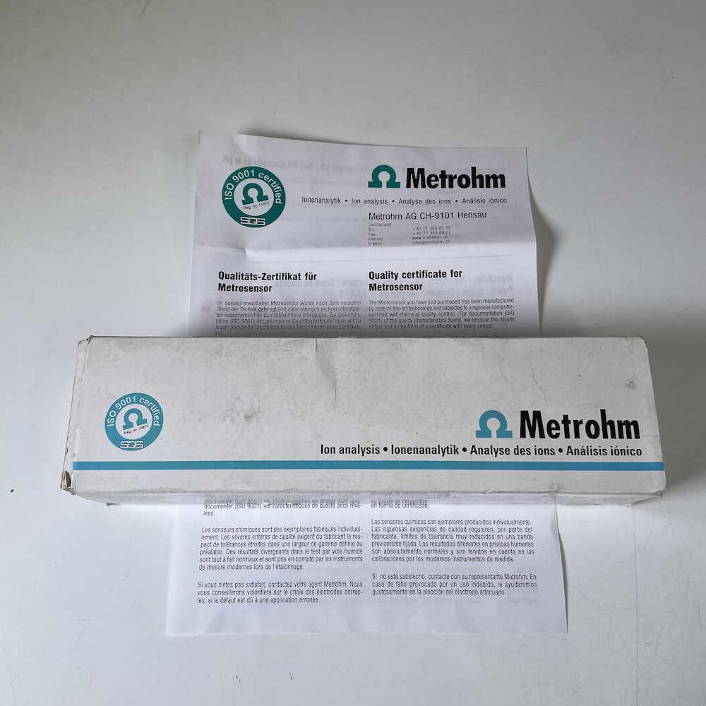 Metrohm Profitrode 6.0255.100 Combined pH Electrode, image 4
