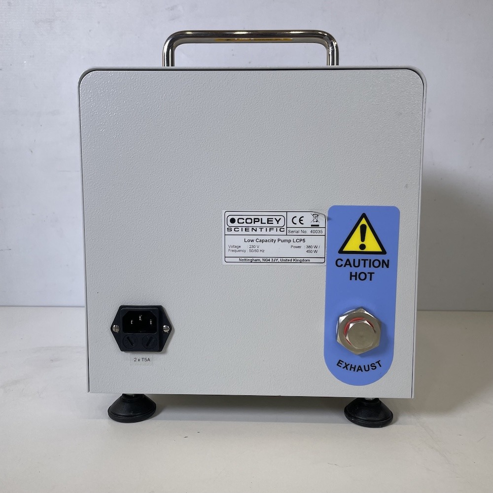 Copley Scientific LCP5 Low Capacity Vacuum Pump for ACI NGI Inhaler Testing, image 5