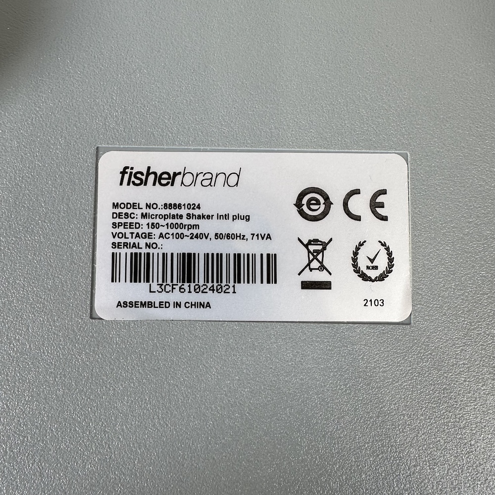 Fisherbrand 88861024 Orbital Microplate Shaker (4-place, 1000 rpm), image 2
