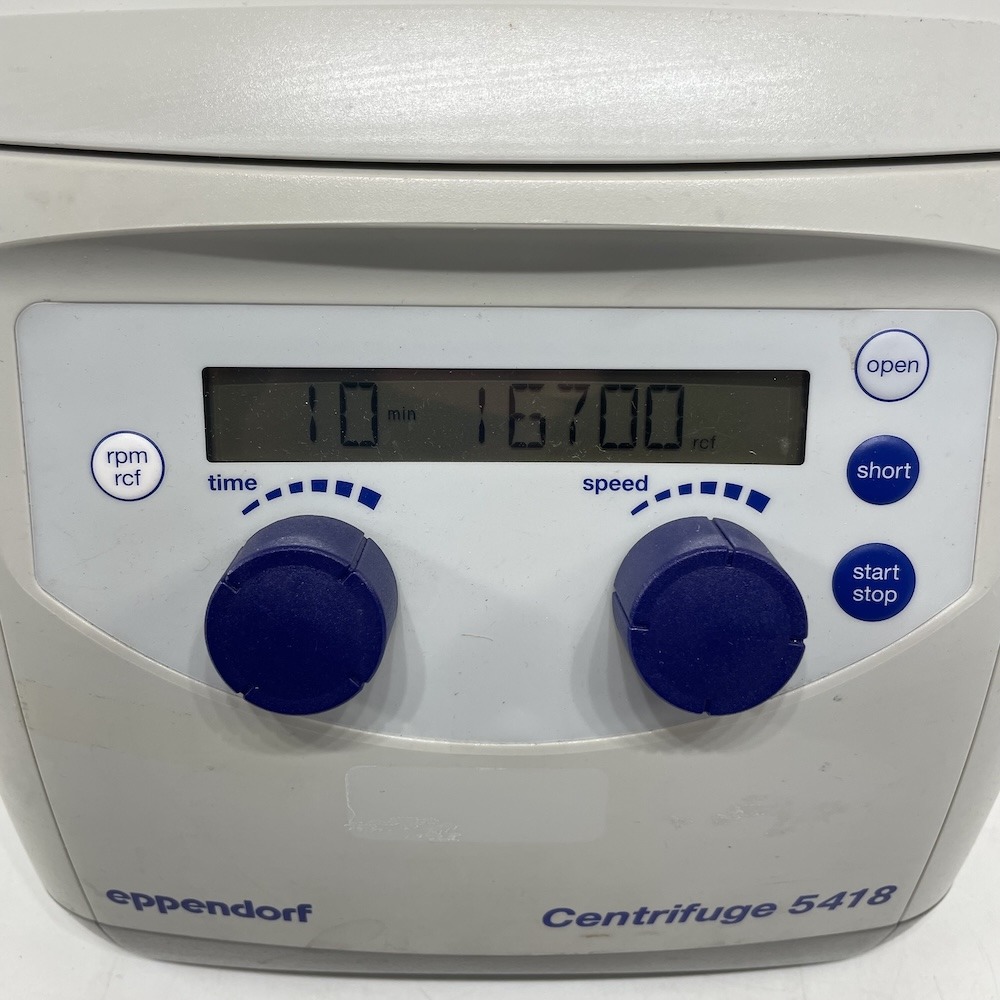 Eppendorf 5418 Microcentrifuge + Sealed Rotor FA-45-18-11, image 4