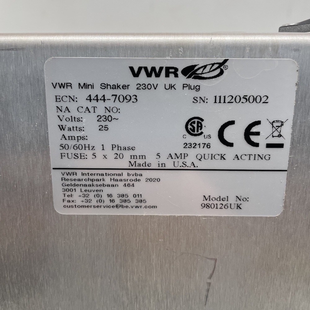 VWR 444-7093 Orbital Platform Shaker (3 mm orbit), image 3