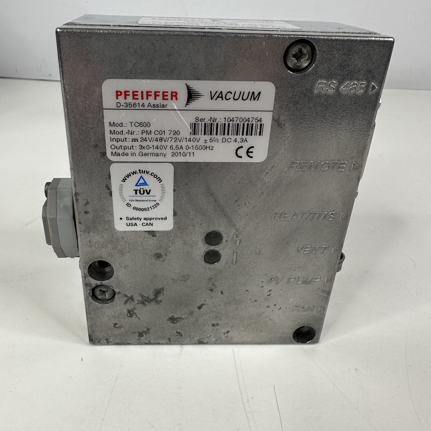 Thermo Scientific XSERIES2 Pfeiffer Vacuum TC 600 Turbo Pump Controller, image 2