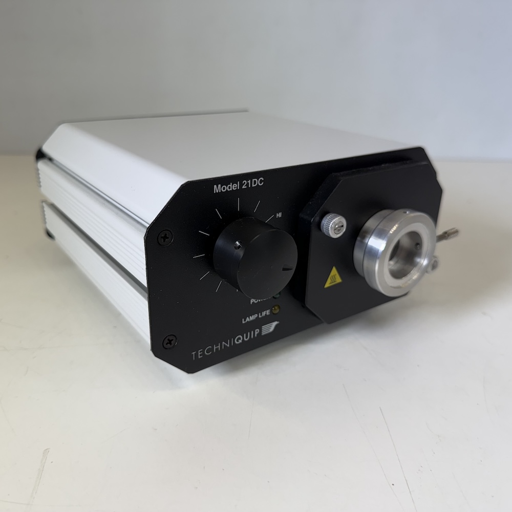 Techniquip Model 21 DC Halogen Fiber Optic illuminator Microscopy