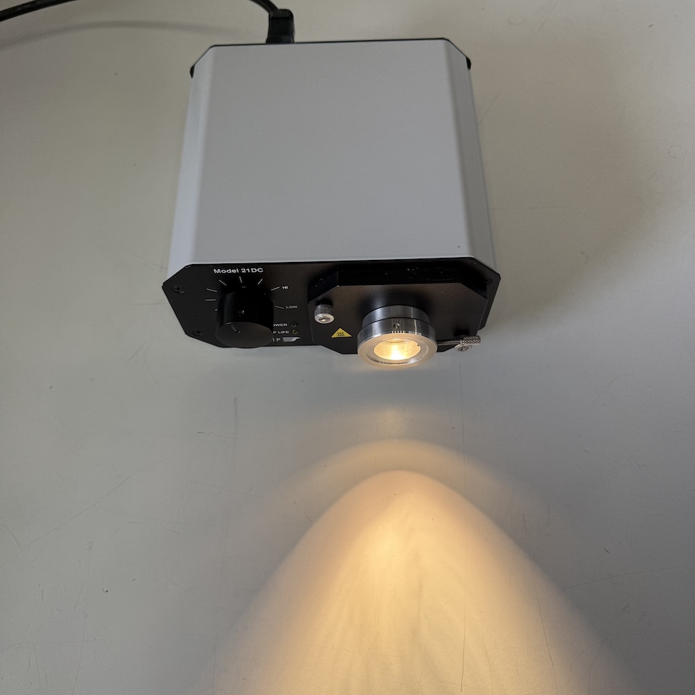 Techniquip Model 21 DC Halogen Fiber Optic illuminator Microscopy, image 2