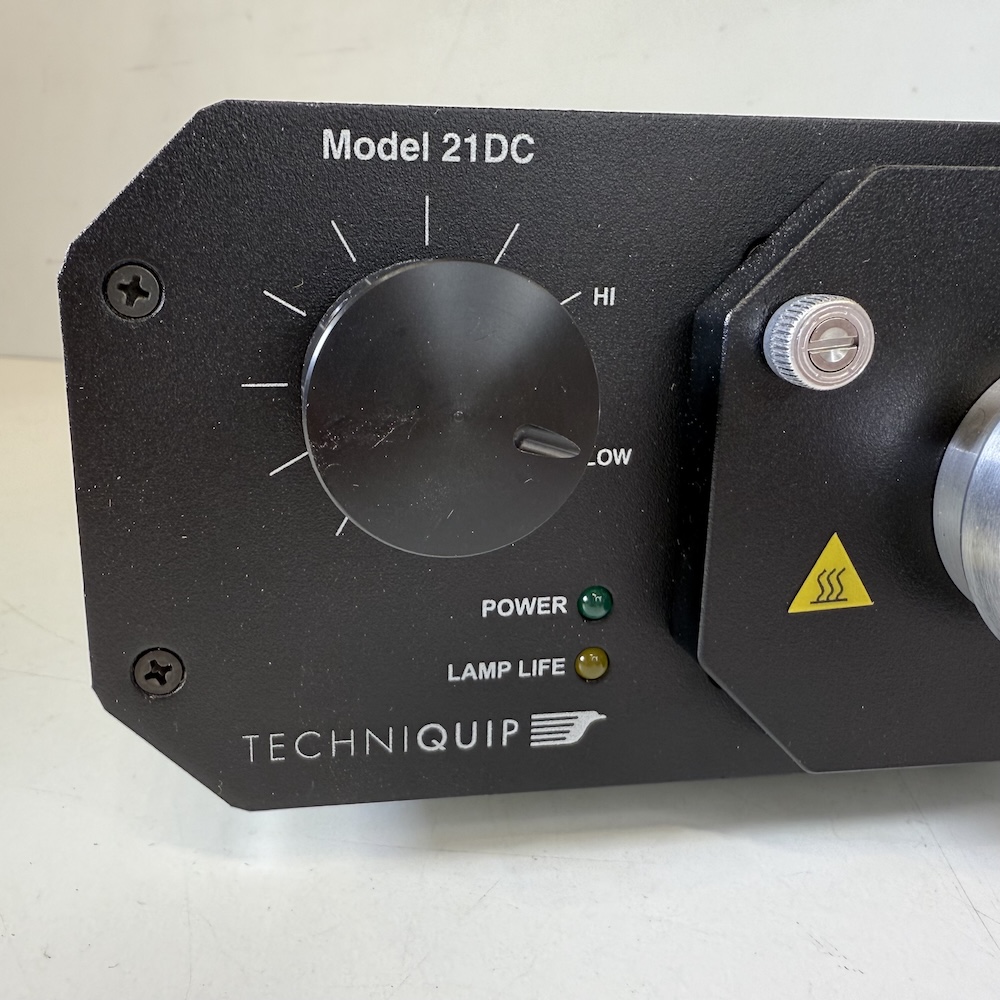 Techniquip Model 21 DC Halogen Fiber Optic illuminator Microscopy, image 3