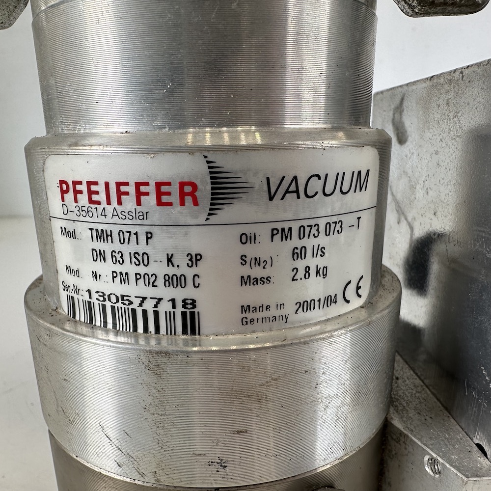 Pfeiffer Vacuum TMH 071 P Turbo Pump with TC600 Drive Unit, image 2