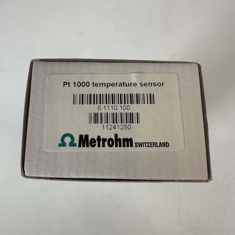 Metrohm Pt1000 temperature sensor Installation Length 12.5 cm 6.1110.100