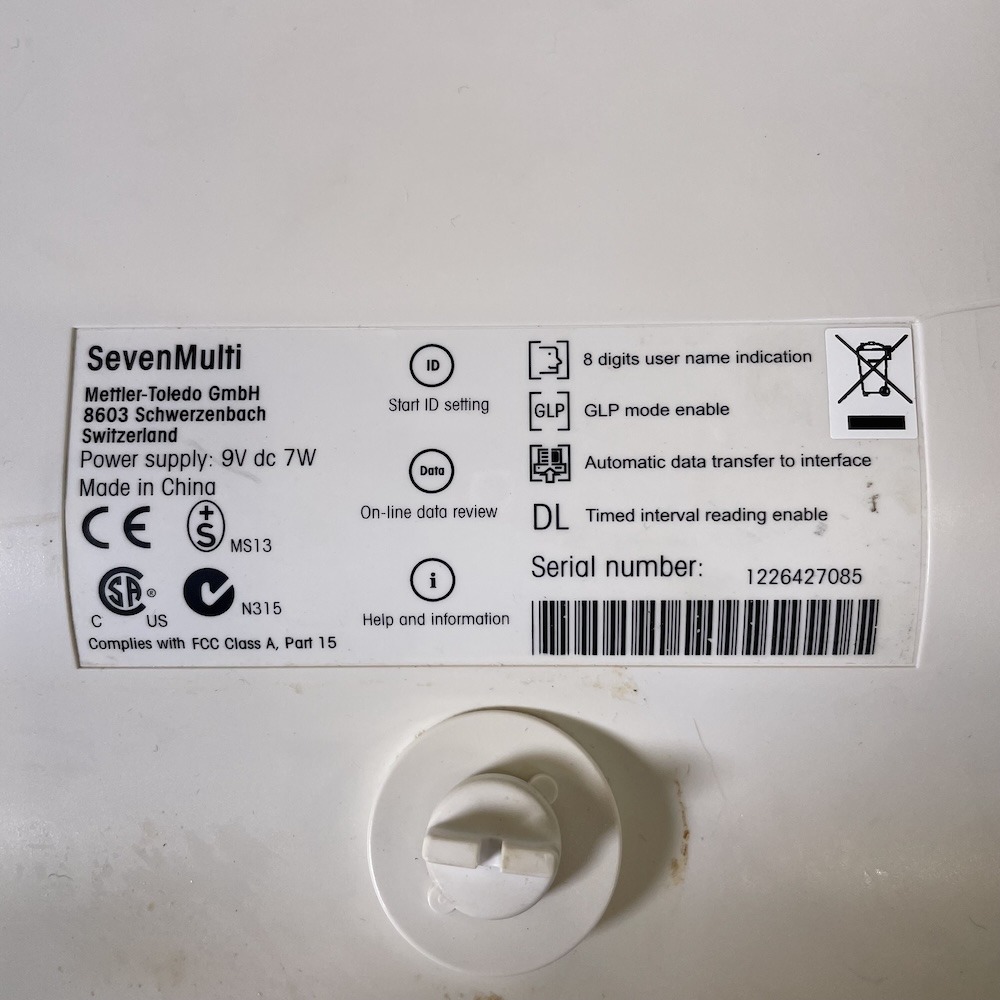 Mettler Toledo Seven Multi pH & Conductivity Meter, image 5