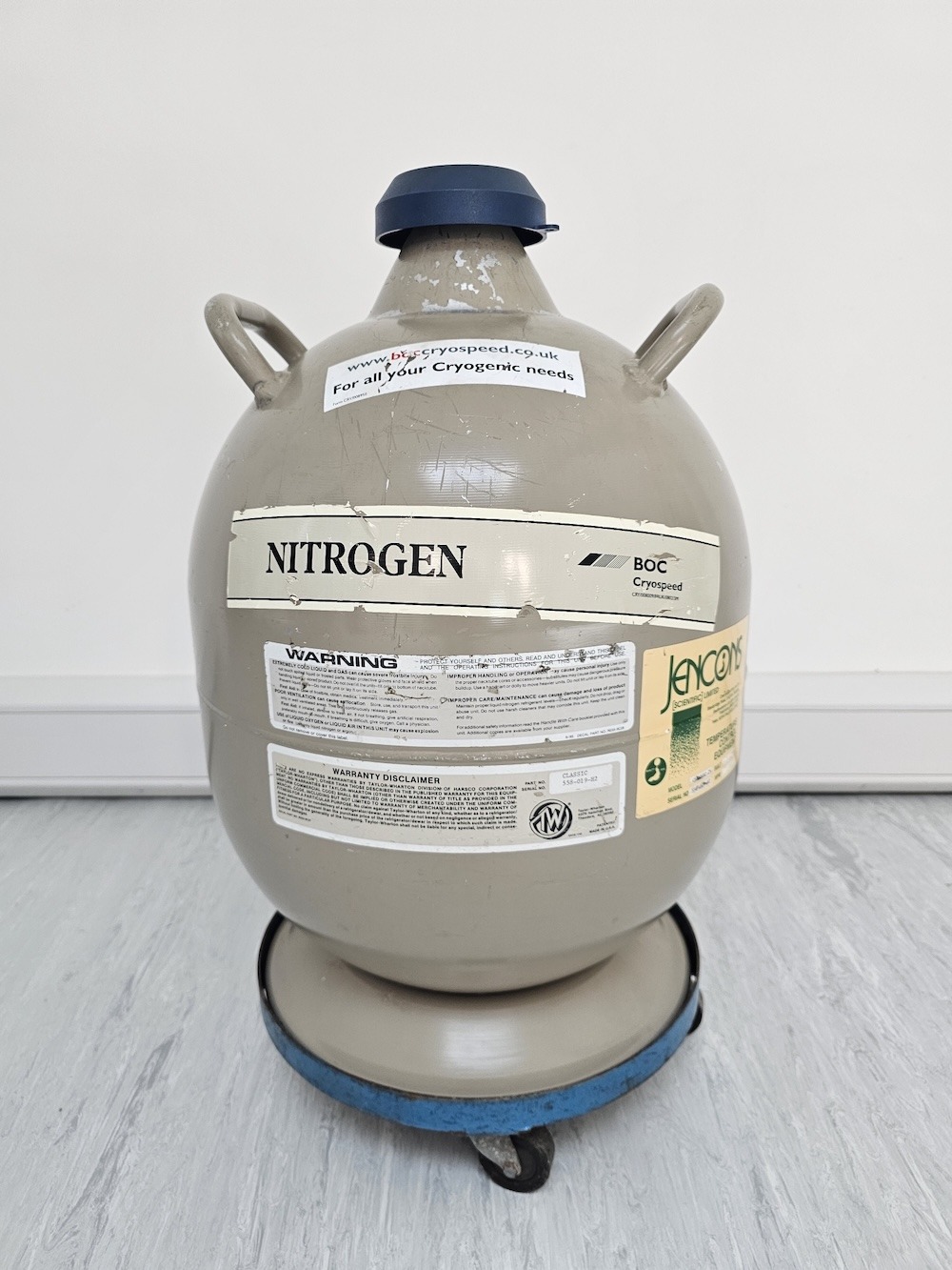 Statebourne Cryolab 25 LN2 Storage Vessel Rolling Trolley 9901062, image 2