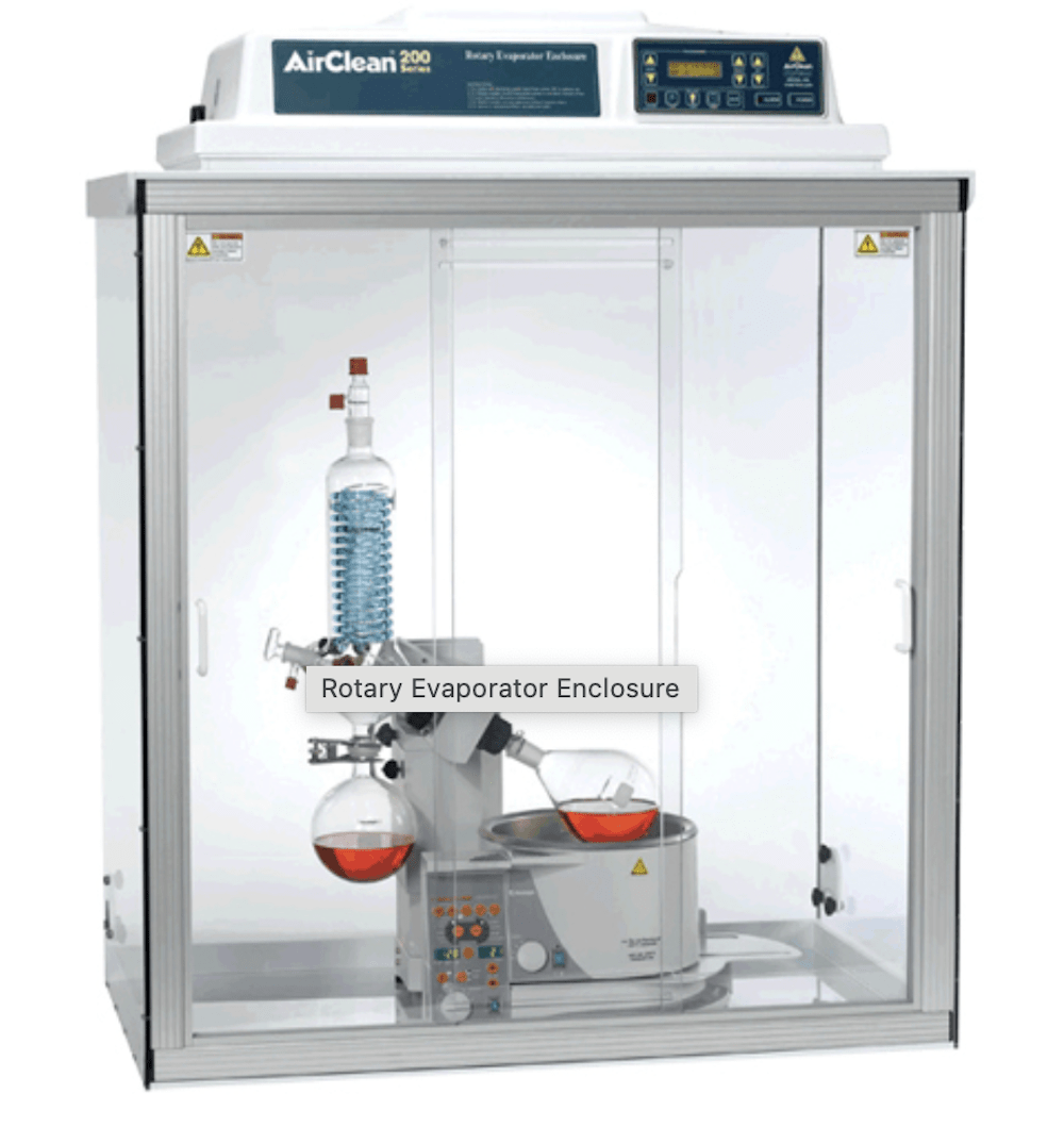 AirClean Systems Rotary Evaporator Enclosure SYN-AC23824A