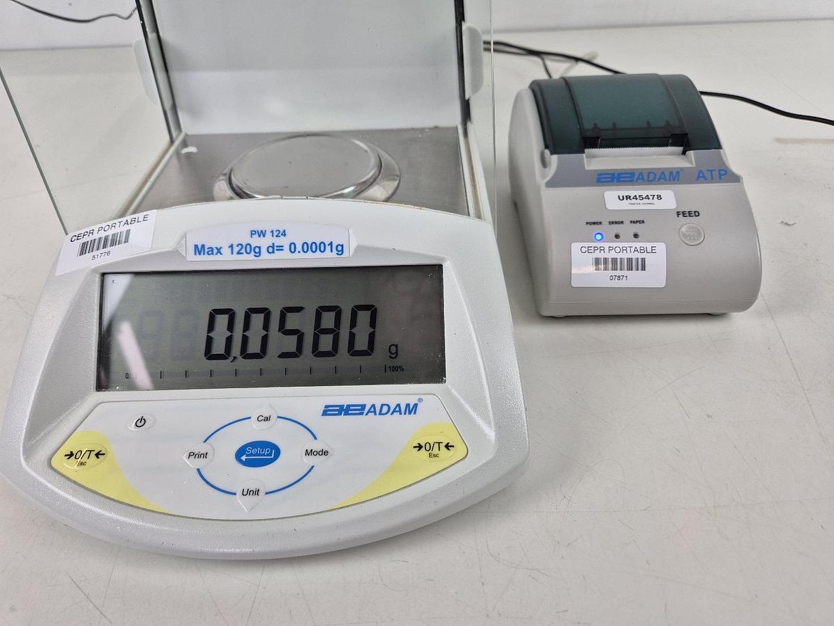 Adam Equipment PW124 Analytical Balance, image 2