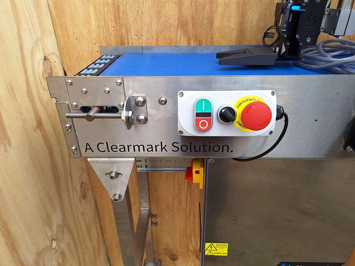 Clearmark ICE Viper plus Thermal Inkjet Coder with Stainless Steel Conveyor, image 2