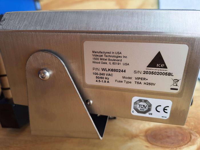 Clearmark ICE Viper plus Thermal Inkjet Coder with Stainless Steel Conveyor, image 7