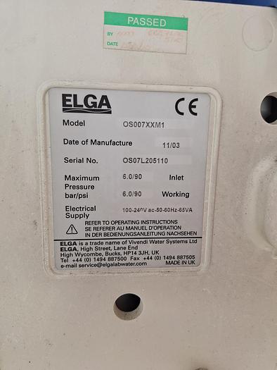 Elga Purelab Option Water Purification System with 40l Tank, image 3