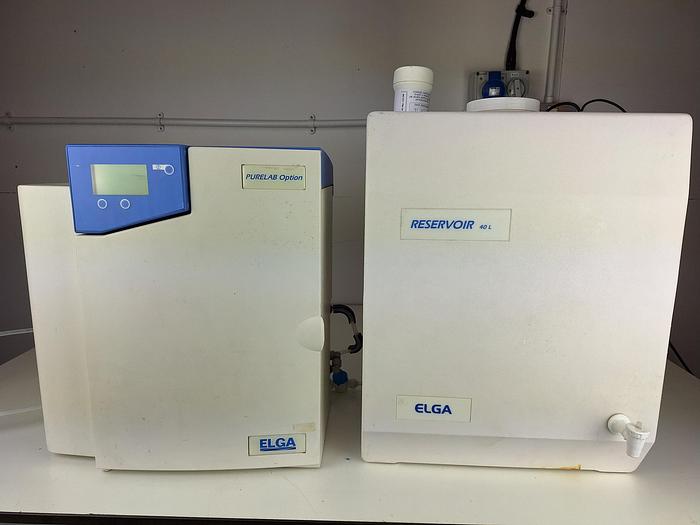 Elga Purelab Option Water Purification System with 40l Tank, image 5